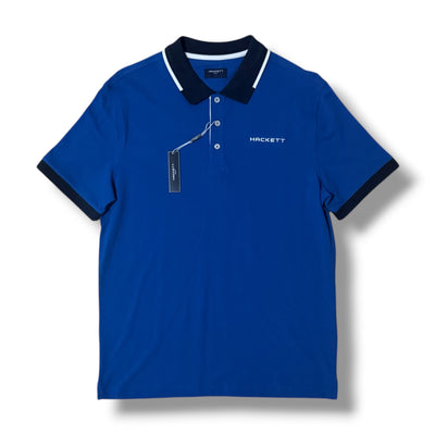 HACKETT GOLF POLO SHIRT ROYAL BLUE