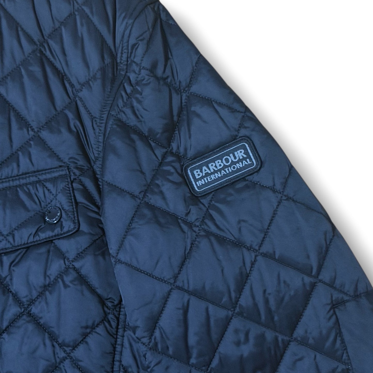 BARBOUR QUILTED JACKET BLACK