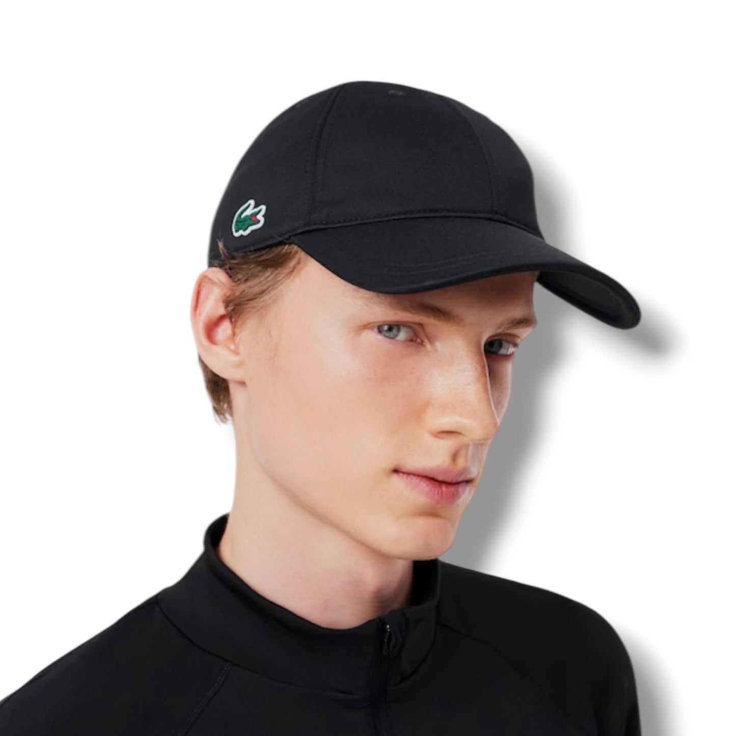 LACOSTE TECH BASEBALL CAP BLACK