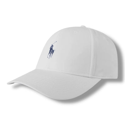 RALPH LAUREN LOGO GOLF BASEBALL CAP WHITE