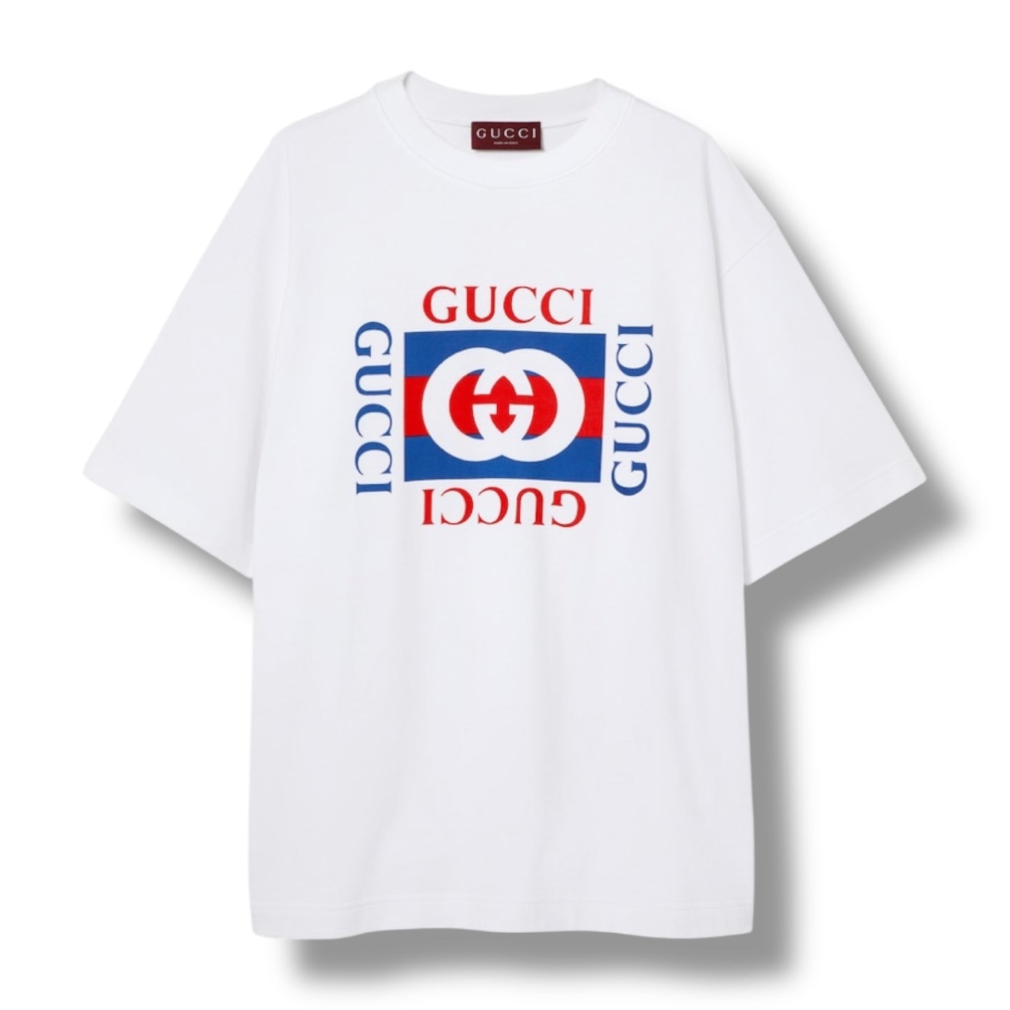 GUCCI BOX LOGO T-SHIRT WHITE