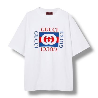 GUCCI BOX LOGO T-SHIRT WHITE