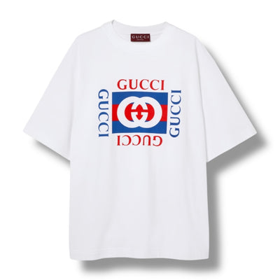 GUCCI BOX LOGO T-SHIRT WHITE