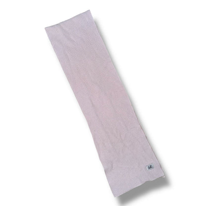 CP COMPANY PATCH LOGO SCARF BEIGE
