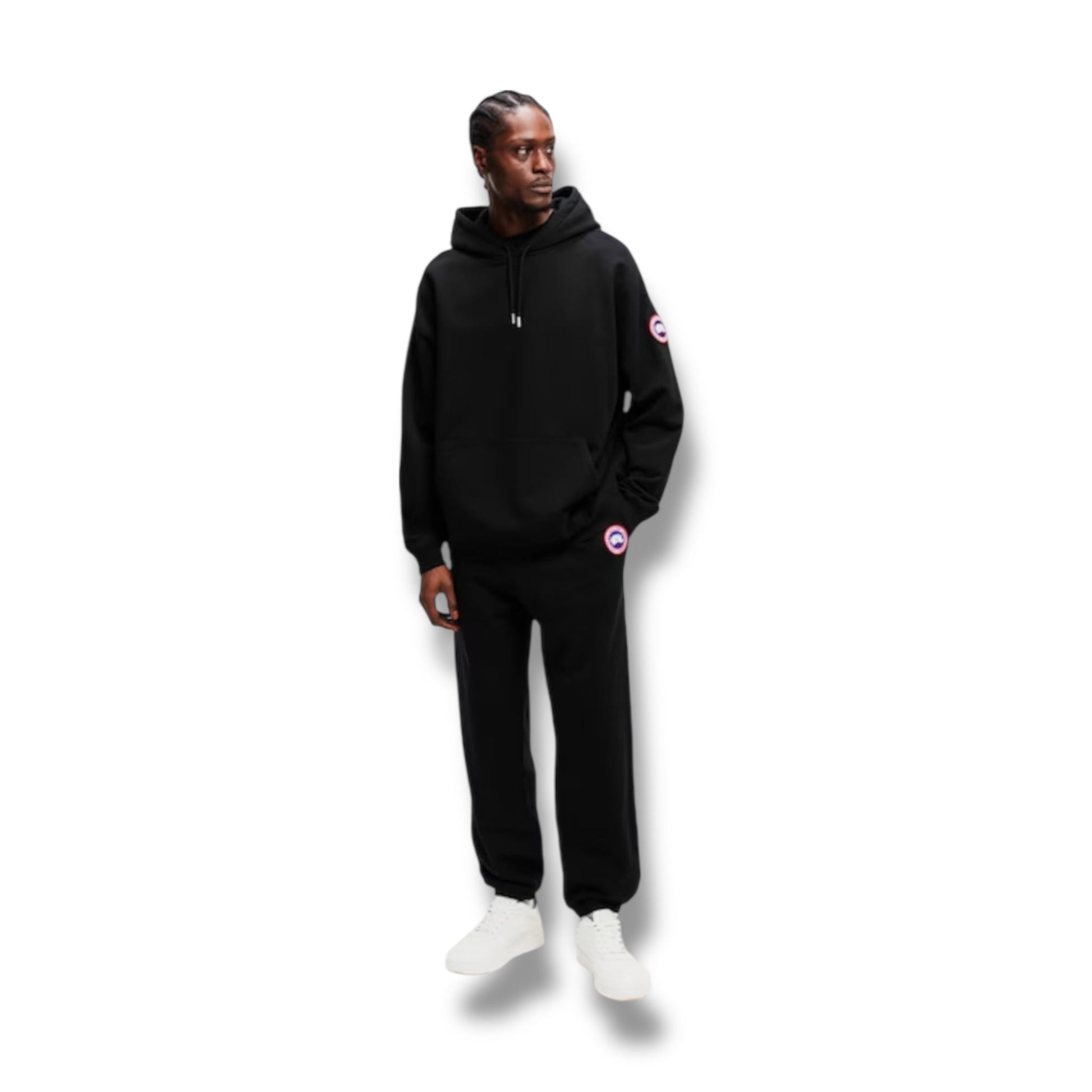 CANADA GOOSE HURON HOODIE BLACK