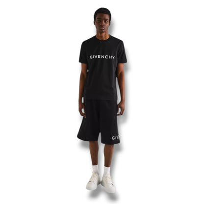 GIVENCHY TYPE LOGO T-SHIRT BLACK