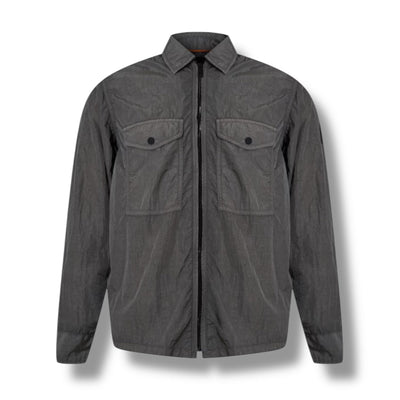 HUGO BOSS NYLON OVERSHIRT GREY