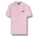 TOMMY HILFIGER ITALIC LOGO POLO SHIRT PINK
