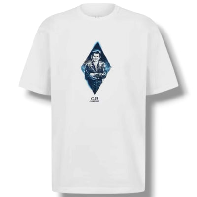 CP COMPANY DIAMOND SAILOR T-SHIRT WHITE