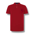 RALPH LAUREN CUSTOM FIT POLO SHIRT RED