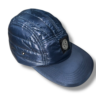 STONE ISLAND PRIMALOFT PANEL BASEBALL CAP BLUE