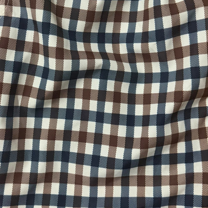 AQUASCUTUM CHECK SWIMMING SHORTS BEIGE